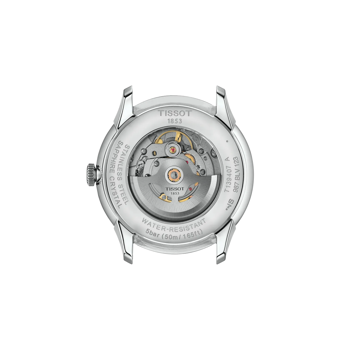 Мужские часы Tissot Chemin Des Tourelles 42 мм, цвет: Синий / Коричневый кожаный — фото 2
