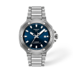 Vista frontal del reloj Tissot T-Race 41mm con sombra