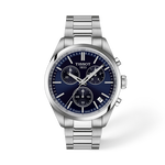 Vooraanzicht van het horloge Tissot PR 100 40mm met schaduw