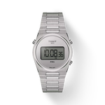 Front view of the watch Tissot PRX Digital 35 mm with shadow