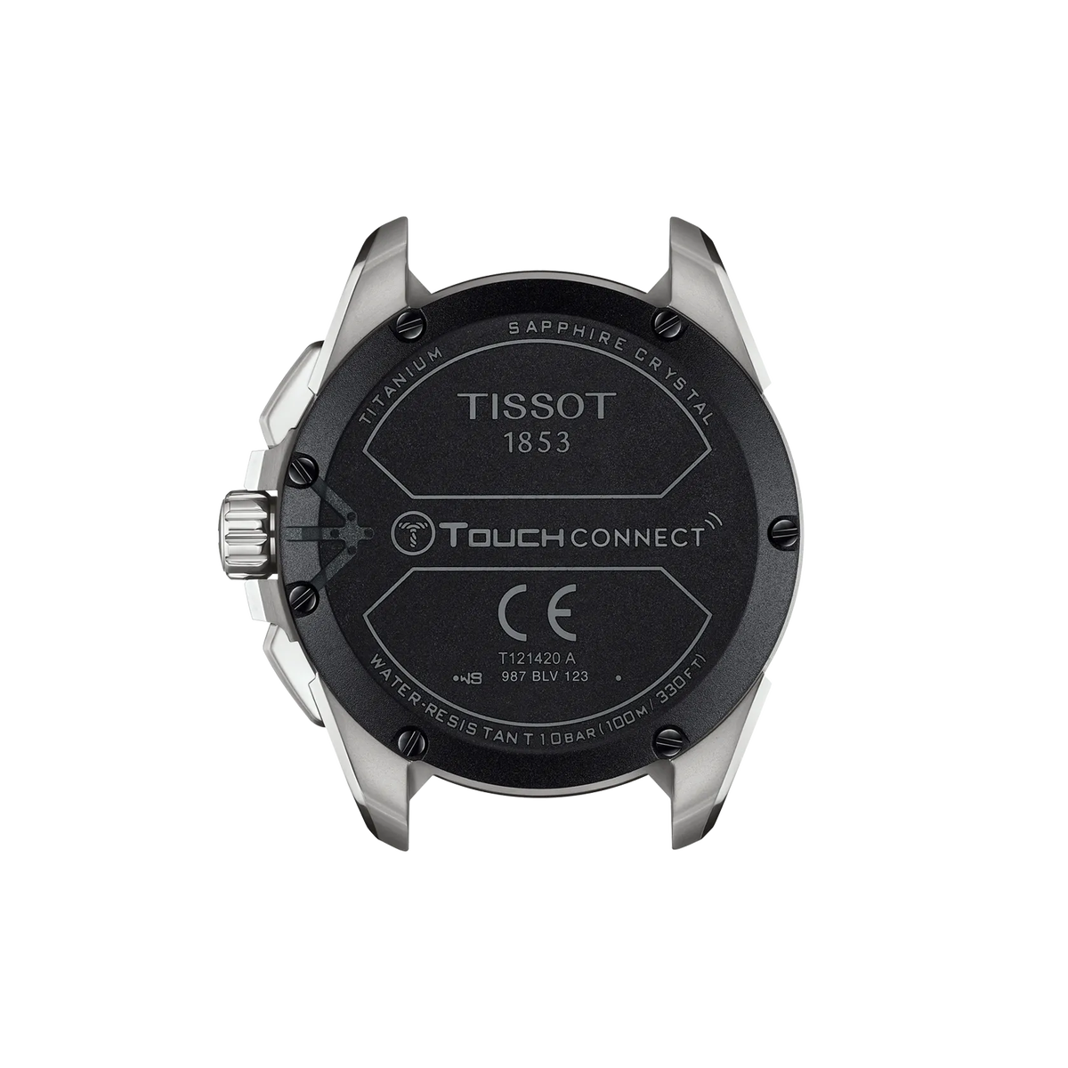 Мужские смарт-часы на солнечной батарее Tissot T-Touch Connect Solar 47.5 мм, цвет: Чёрный, вариант 1 — фото 2
