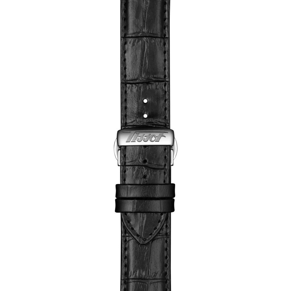 Strap zoom of the watch Tissot Heritage Visodate Powermatic 80