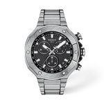 Vista frontal del reloj Tissot T-Race 45mm con sombra