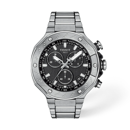 vista frontale dellorologio {0} con ombra