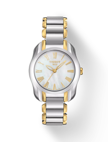 Vorderansicht der Uhr Tissot T-Wave mit Schatten