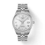 Front view of the watch Tissot Ballade 39mm with shadow