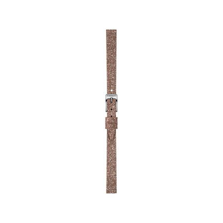 Front view of Tissot Official Pink Synthetic Strap Lugs 9 mm
