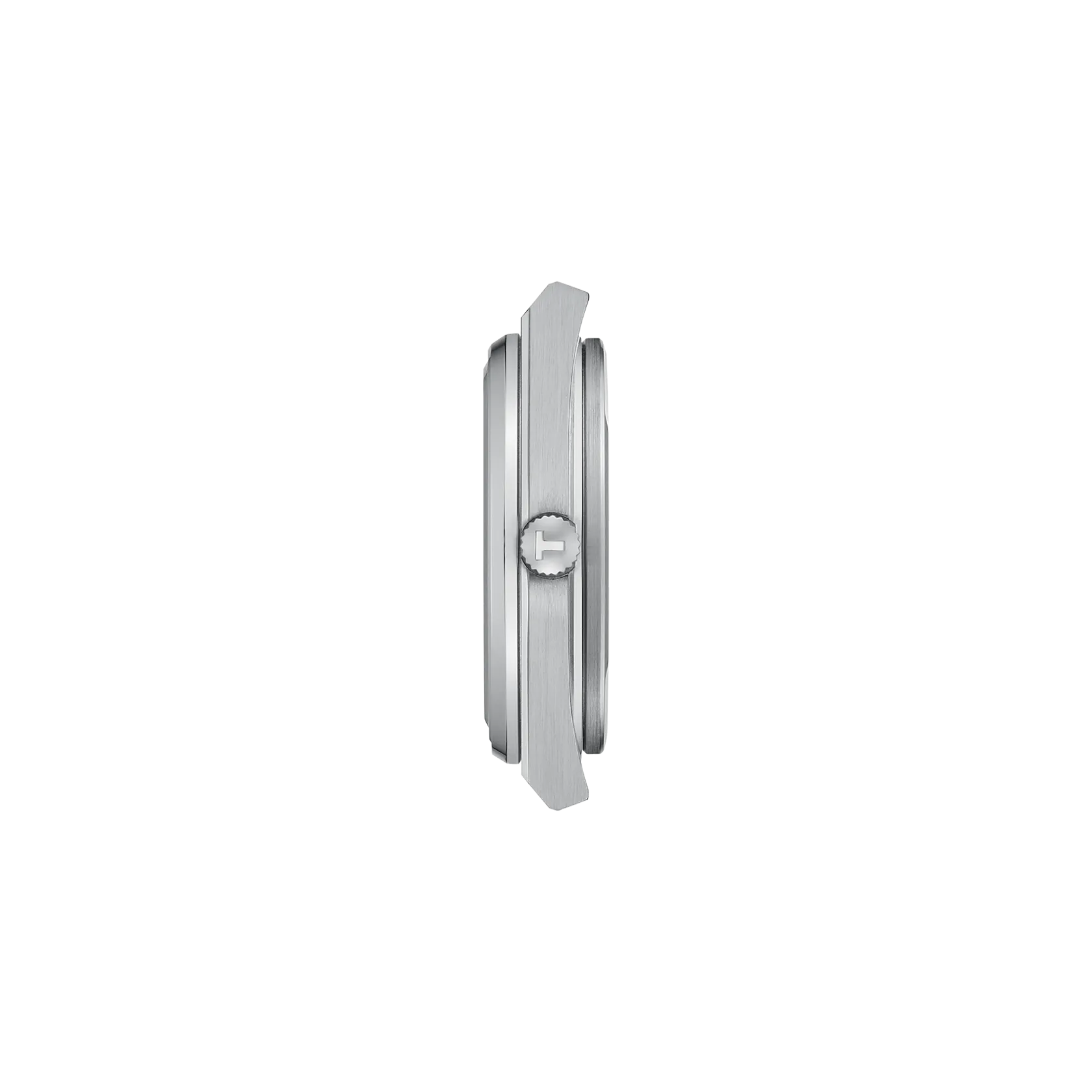 Profile view of the watch case Tissot PRX 40mm