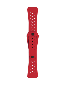 Front view of Tissot Sideral Kırmızı Kau&ccedil;uk Kayış