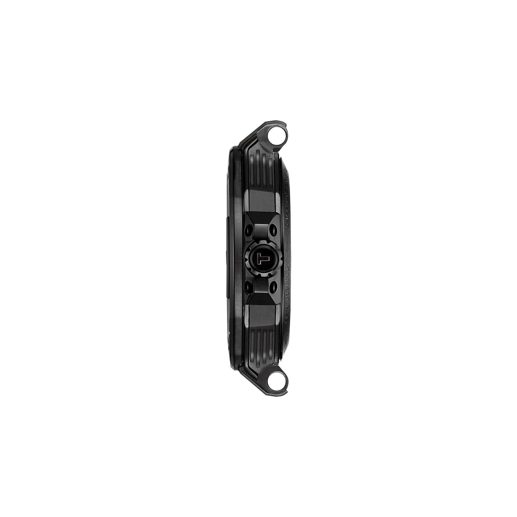 Profile view of the watch case Tissot T-Race 41mm