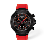 Front view of the watch Tissot T-Race 45mm with shadow