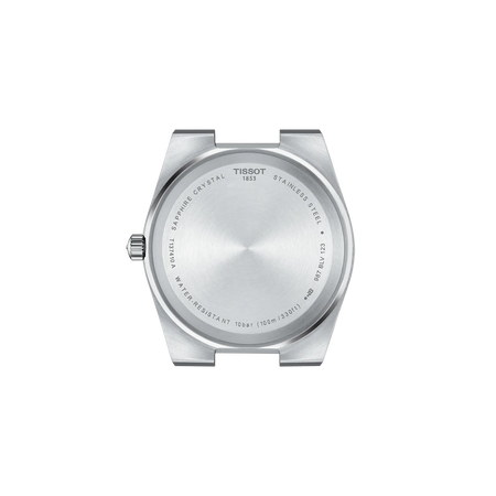 Back view of the watch case Tissot PRX 40mm