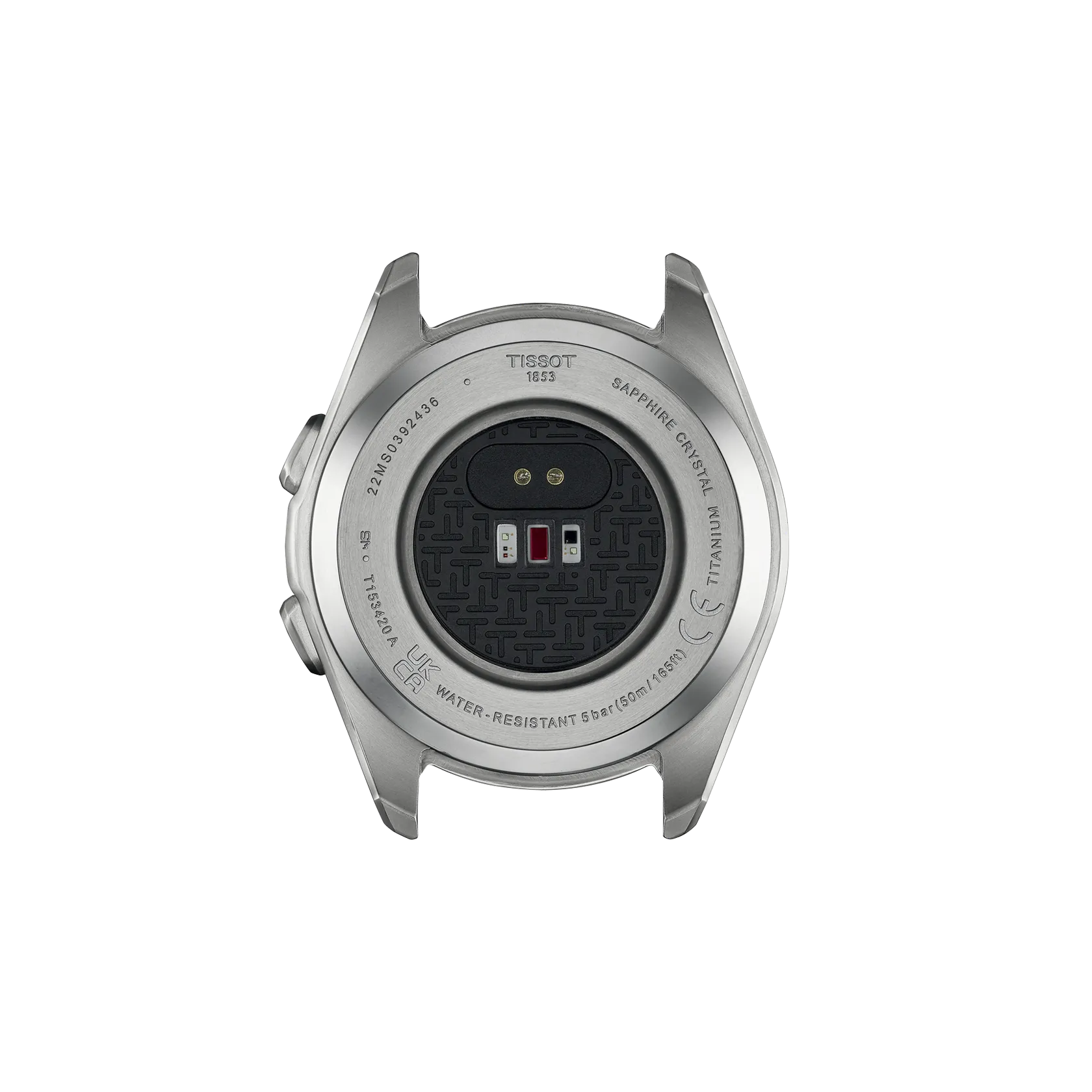 ウォッチケースのバックサイドTISSOT T-タッチ コネクト スポーツ 43.75mm