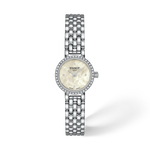 Front view of the watch Tissot Lovely Round 19.5mm with shadow