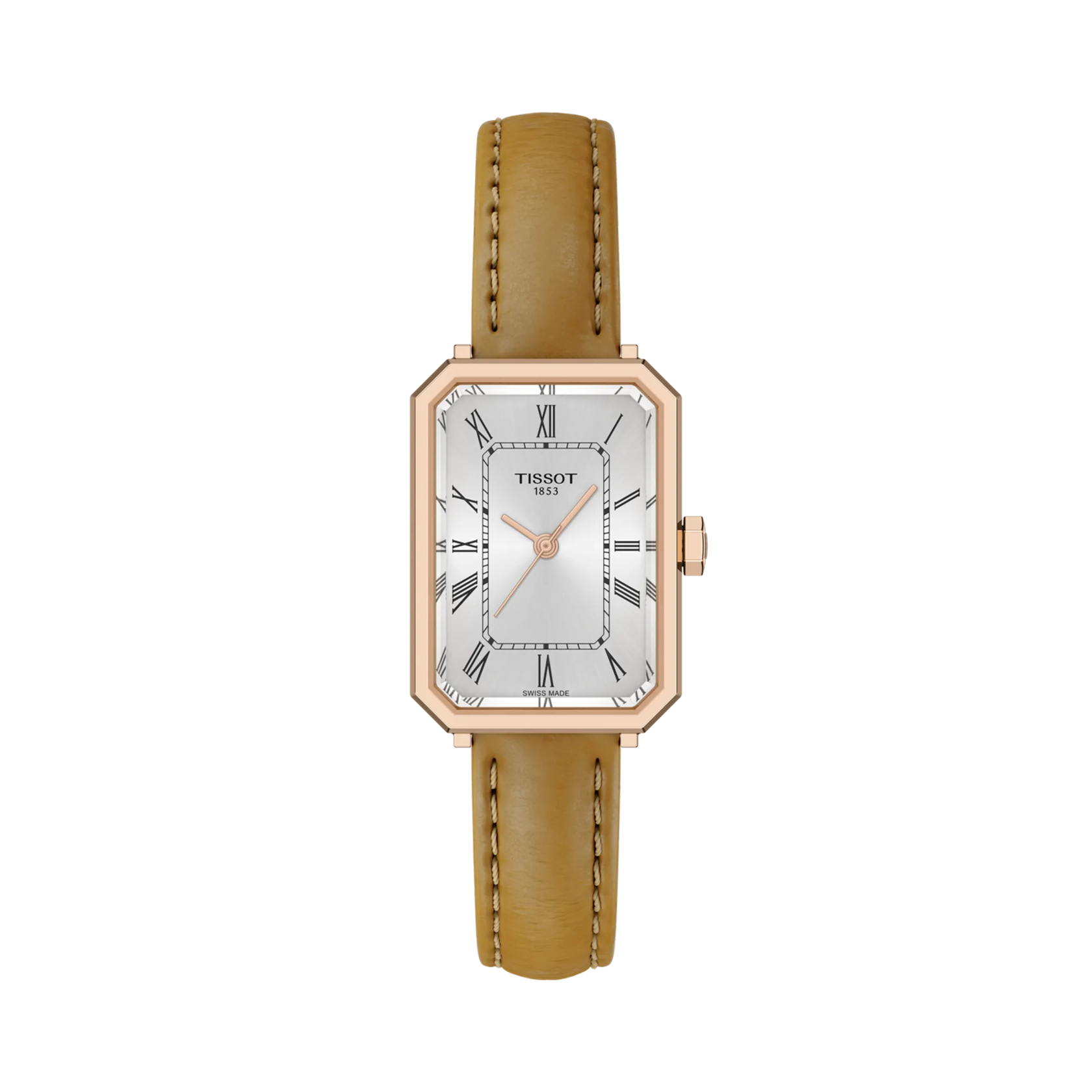 Front view of the watch Tissot SRV 30mm