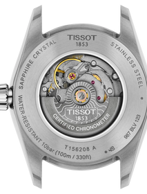 Back view of the watch case Tissot Ballade 30mm