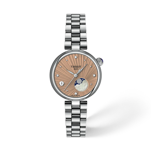 Front view of the watch Tissot Desir 29.6mm with shadow