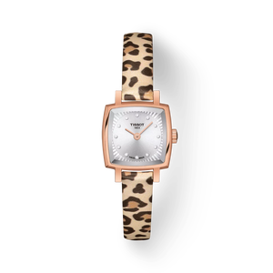 Front view of the watch Tissot Lovely with shadow