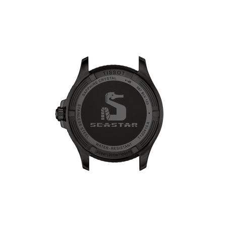 Back view of the watch case Tissot Seastar 1000 40mm