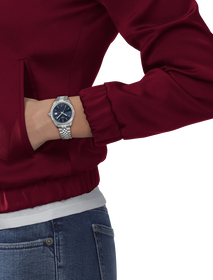 Simulation of the watch Tissot Ballade 34mm on a wrist