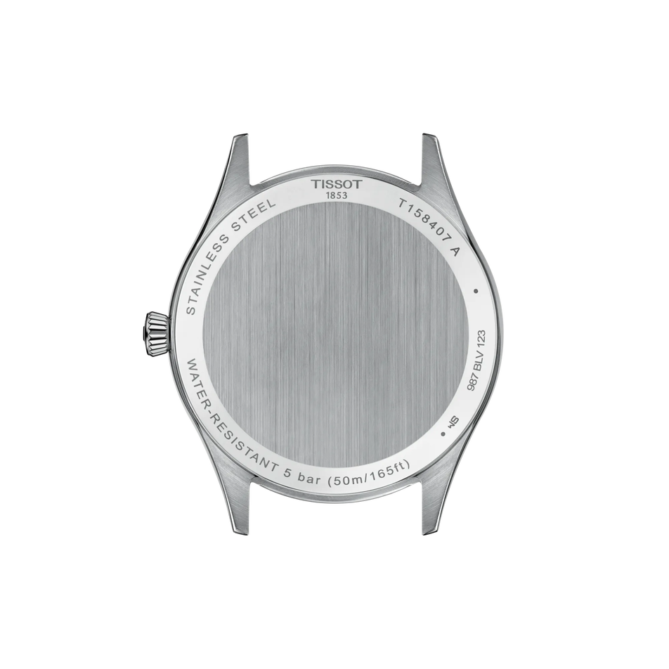 Rückansicht des Gehäuses der Uhr Tissot Classic Dream 40mm