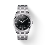 Front view of the watch Tissot Couturier Powermatic 80 with shadow