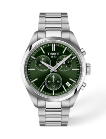 Front view of the watch Tissot PR 100 40mm with shadow