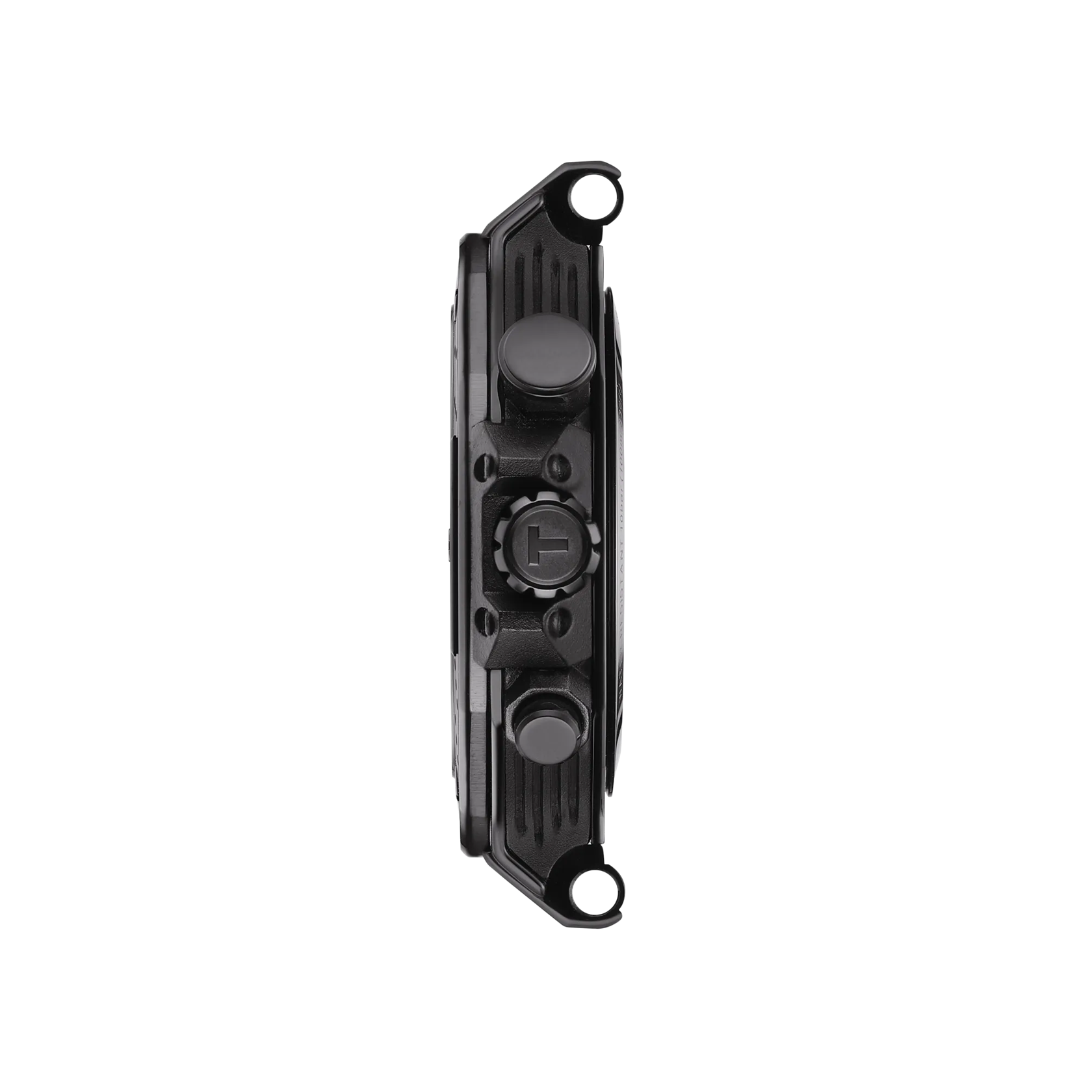 Vista de perfil de la caja del reloj Tissot T-Race MotoGP 2026 45mm