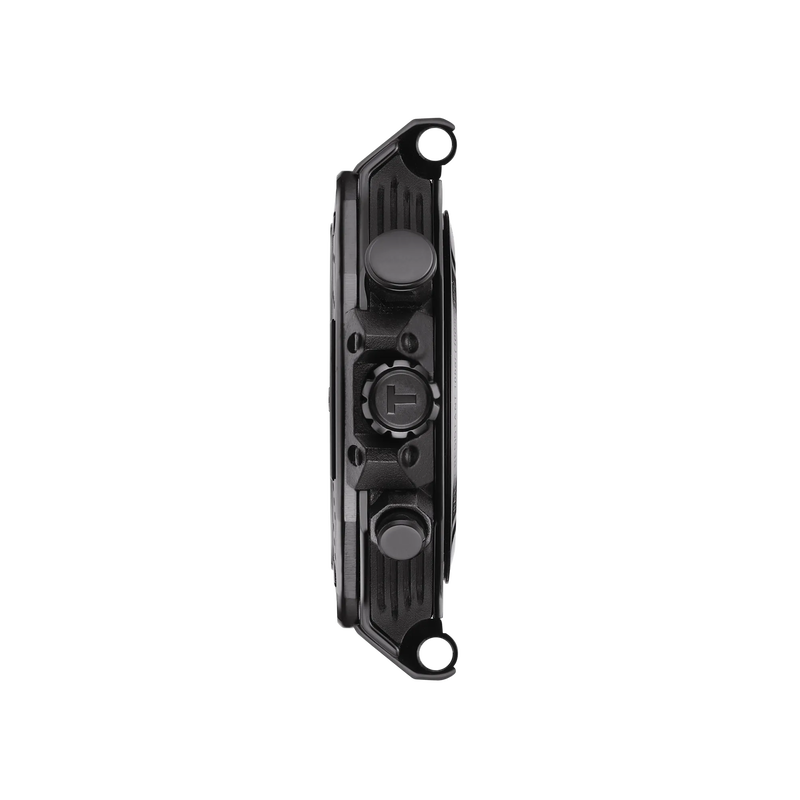 Vista de perfil de la caja del reloj Tissot T-Race MotoGP 2026 45mm