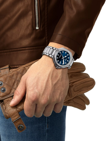 Simulation of the watch Tissot T-Race 41mm on a wrist