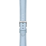 Zoom on Tissot Official Blue Leather Strap Lugs 18 mm