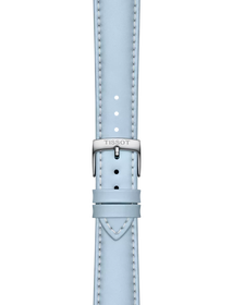 Zoom on Tissot Official Blue Leather Strap Lugs 18 mm