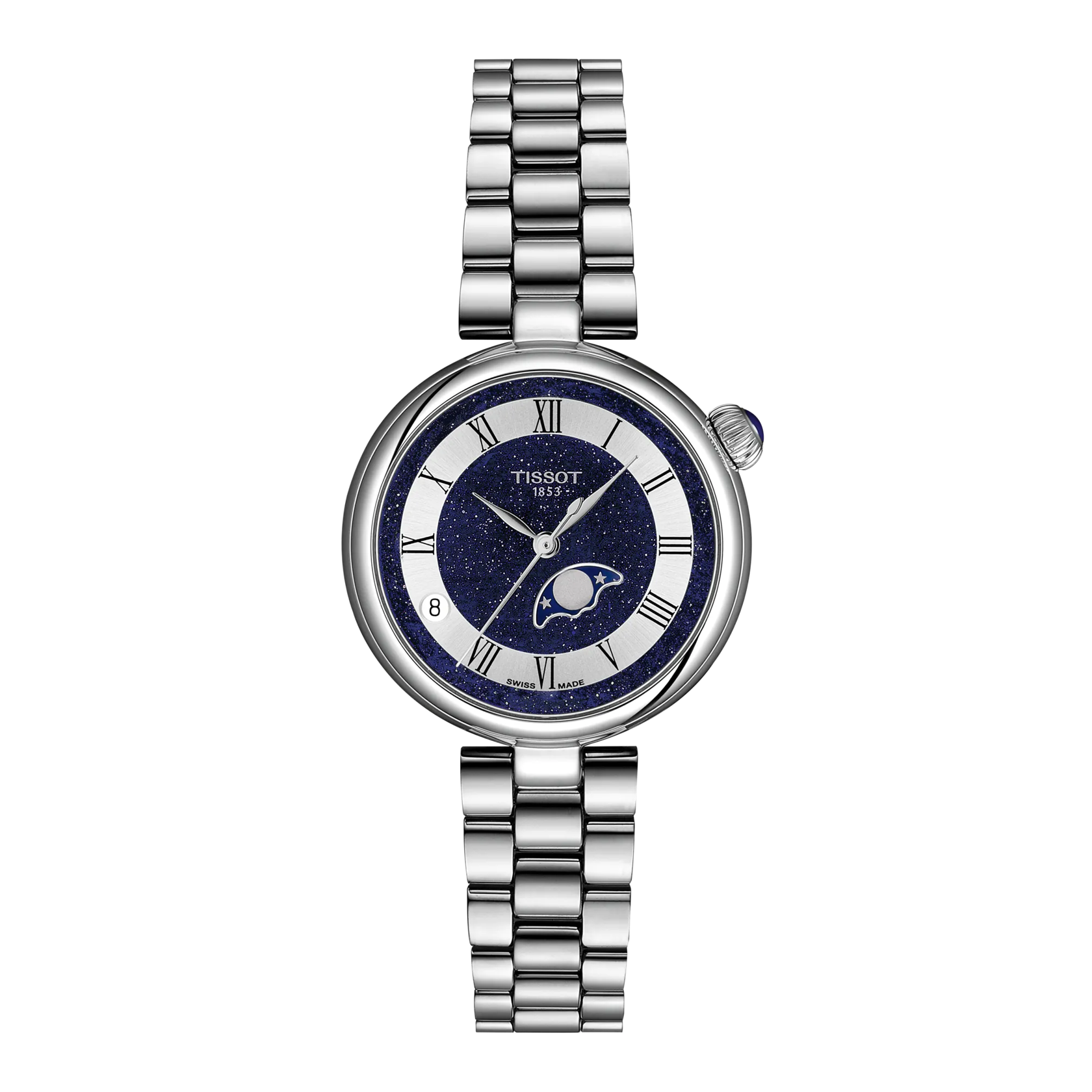 Front view of the watch Tissot Desir 29.6mm