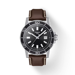 Front view of the watch Tissot Supersport Gent with shadow