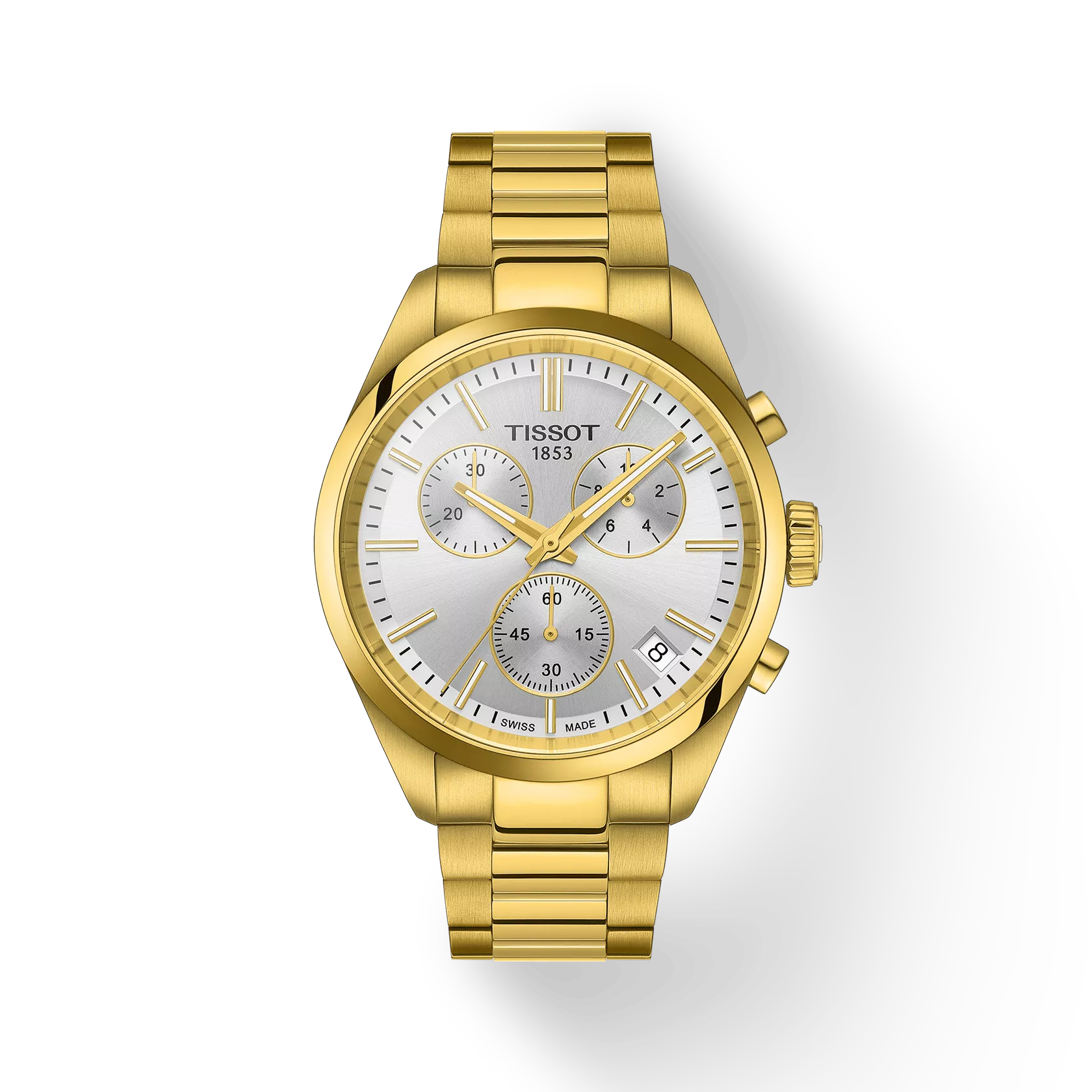 TISSOT PR 100 AUTOMATIC 自動巻き時計 101220297 1円 ティソ（TISSOT）PR100 自動巻腕時計 SS AT
