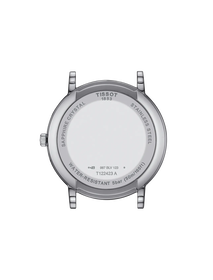 Back view of the watch case Tissot Carson Premium 40mm