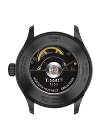 Vista posterior de la caja del reloj Tissot Gent XL Swissmatic