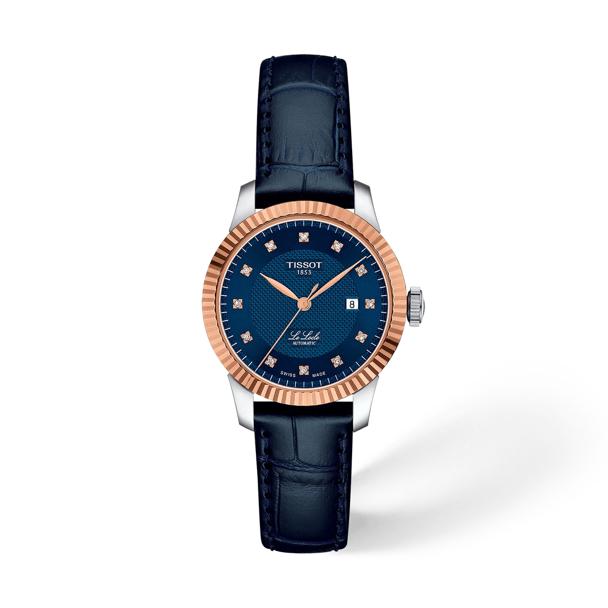 Женские часы Tissot Le Locle Gold 29 мм, цвет: Синий