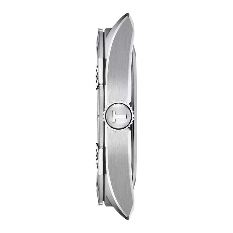 Profile view of the watch case Tissot PR 100 Sport Gent