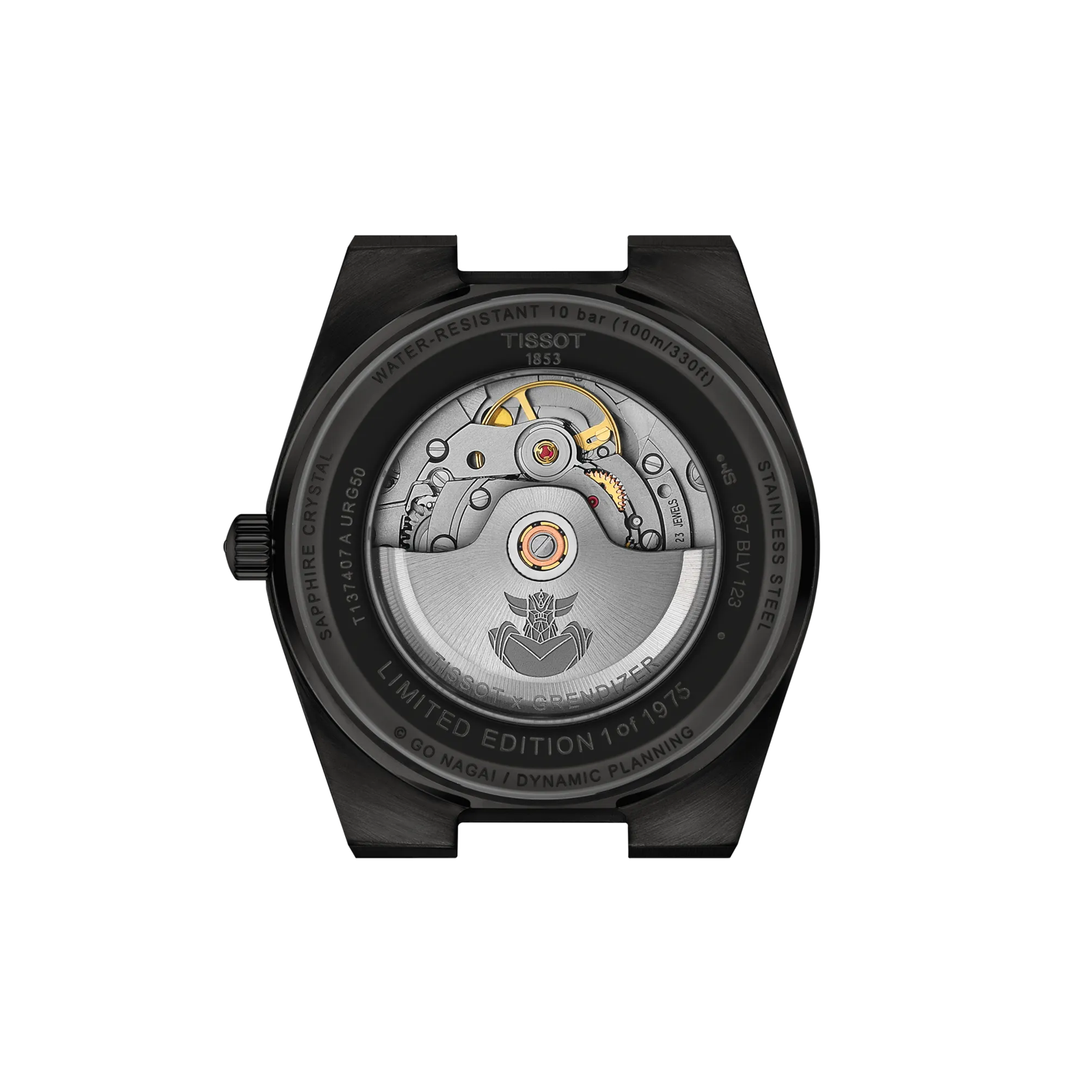 Vista posteriore della cassa dellorologio {0}