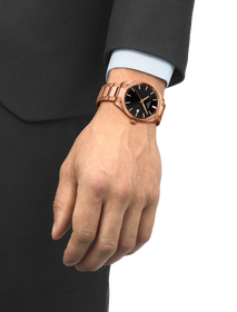 Simulation of the watch Tissot PR 100 40mm on a wrist