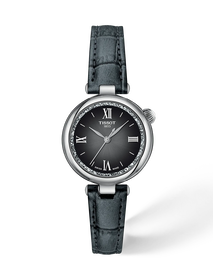 Front view of the watch Tissot Desir 28mm with shadow