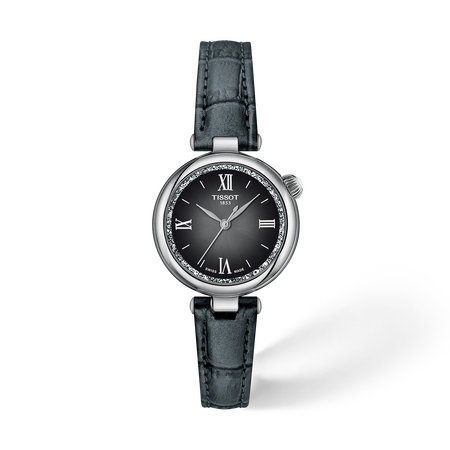 Front view of the watch Tissot Desir 28mm with shadow