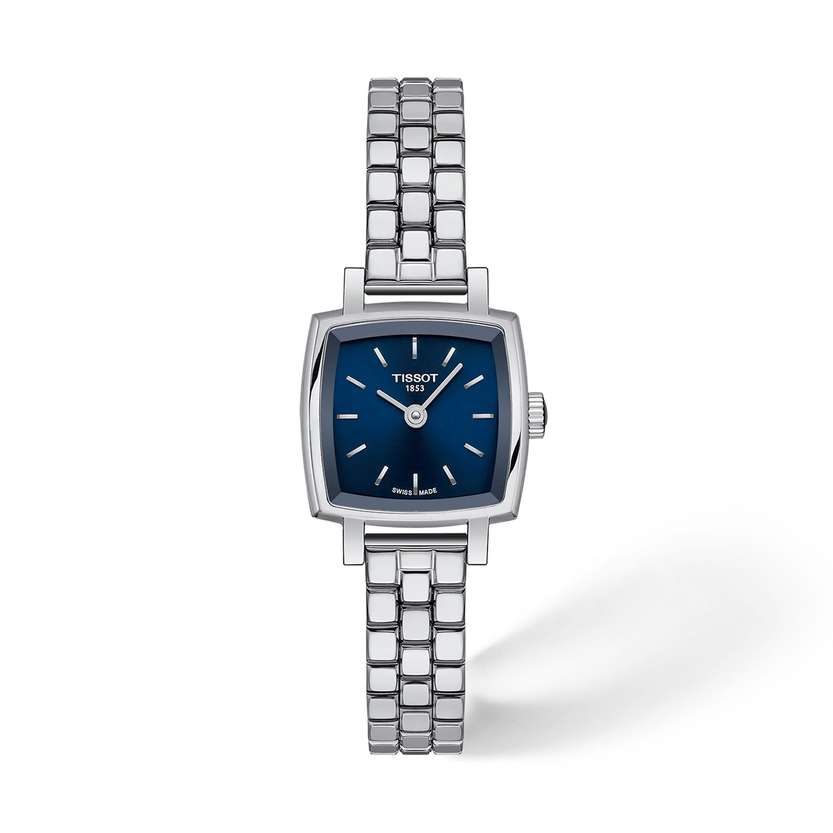 Женские часы Tissot Lovely Square 20x20mm, цвет: Синий
