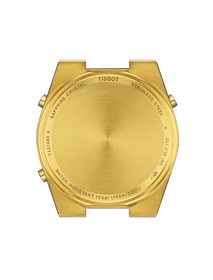 Back view of the watch case Tissot PRX Digital