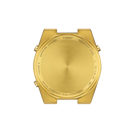 Back view of the watch case Tissot PRX Digital