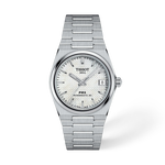 Front view of the watch Tissot PRX 35mm with shadow