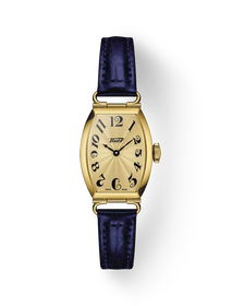 Front view of the watch Tissot Heritage Porto Small lady with shadow