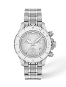 Vorderansicht der Uhr Tissot Seastar 1000 38mm mit Schatten