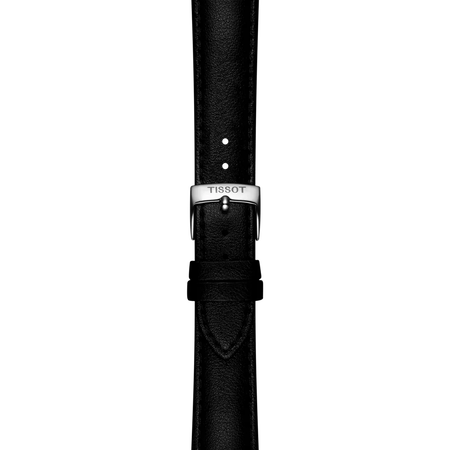 Zoom on Tissot Official Black Synthetic Strap Lugs 18 mm